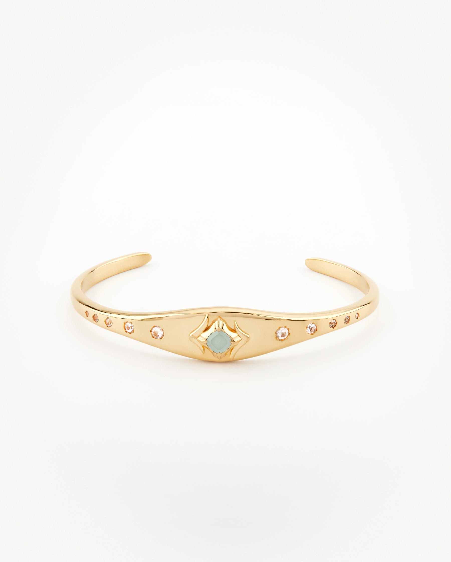 Ascension Aquamarine Cuff Bracelet