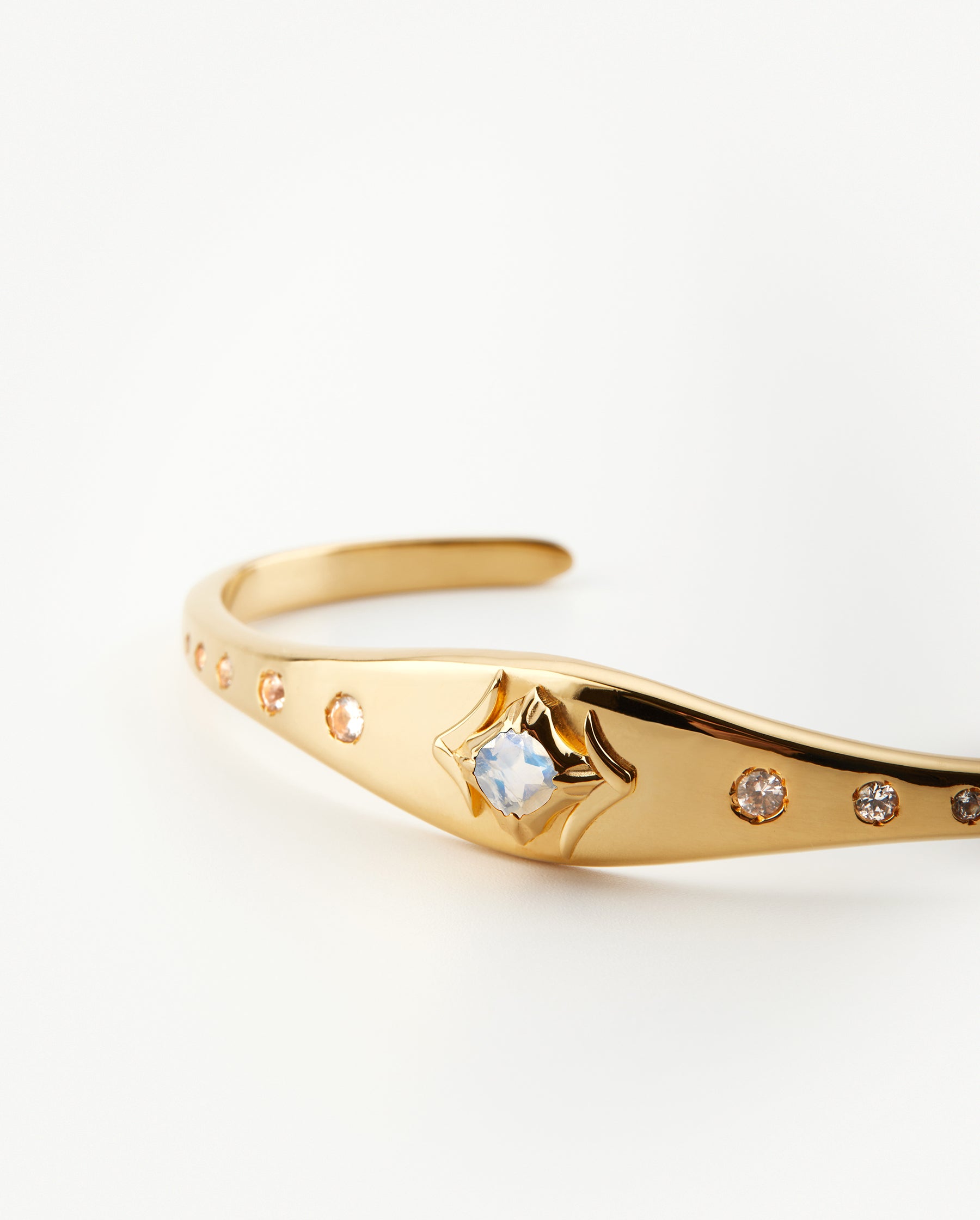 Ascension Moonstone Cuff Bracelet