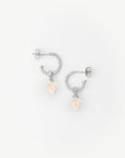 Essence Rose Quartz Hoop Earring