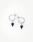 Essence Sodalite Hoop Earring